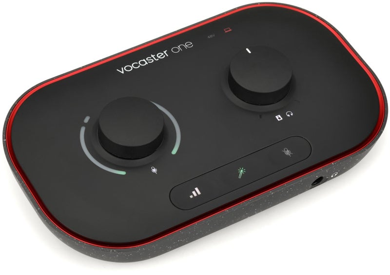 Focusrite Vocaster One - Podcasting Interface for Recording as a Solo Creator. Use Auto Gain, Enhance, and Mute for Easy Podcasting. Small, Lightweight, and Powered by Computer - Image 4